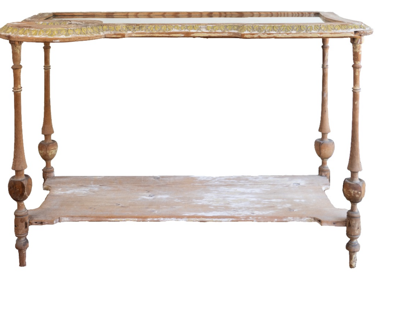 Rustic antique French console/entry table